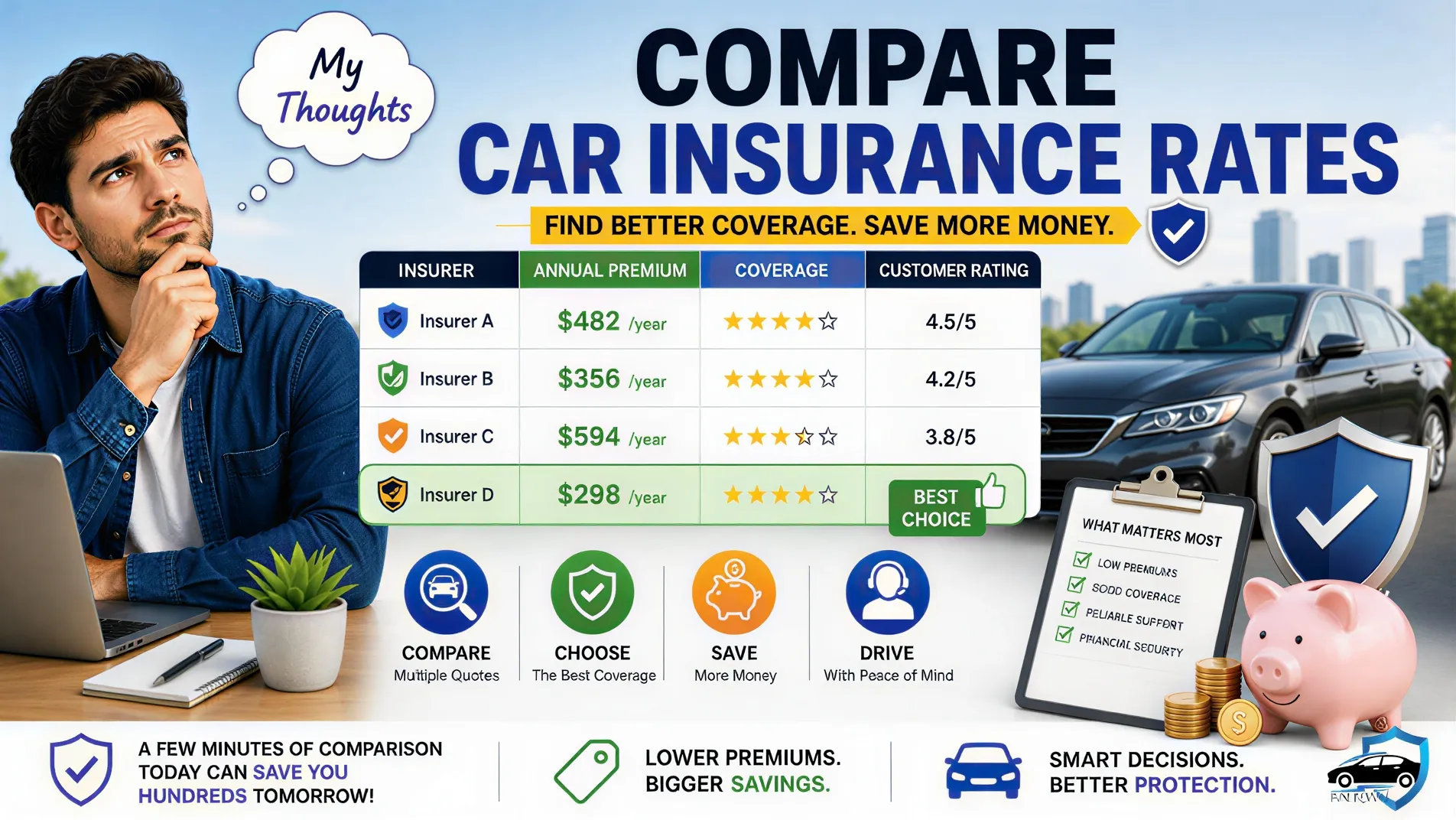 Compare car insurance rates